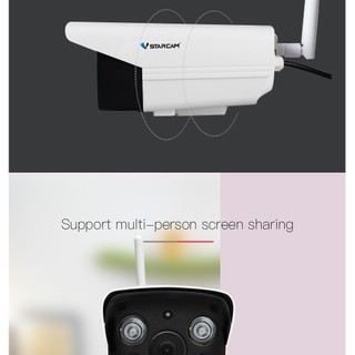 Camera ip vstarcam c18s ngoài trời, chống nước, đầy đủ màu sắc tầm nhìn ban đêm