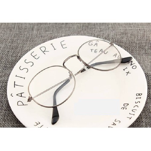 Kính Ngố Nobita Gọng Bạc Thời Trang thày bói mù kính nobita tròn