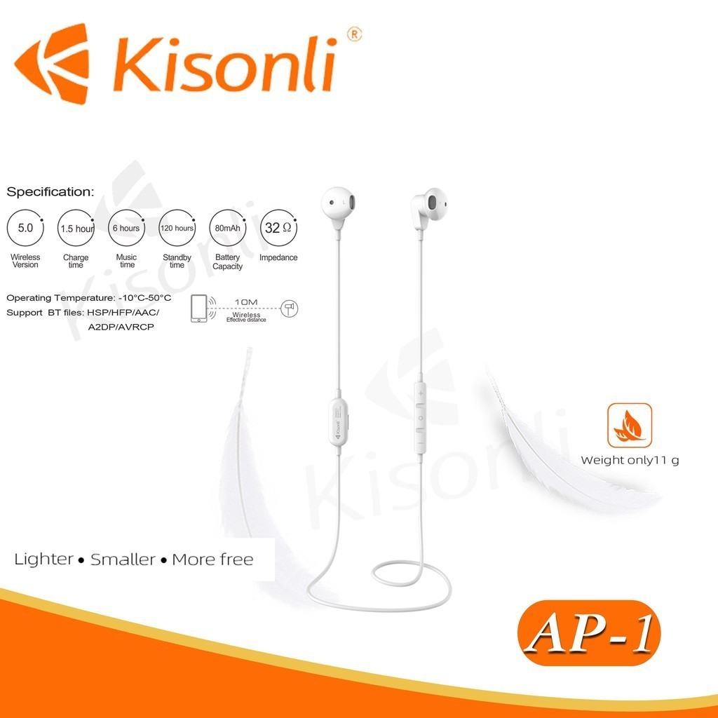 Tai Nghe Bluetooth AP-1 TRẮNG