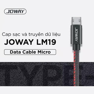 Cáp sạc nhanh MicroUSB JOWAY LM19