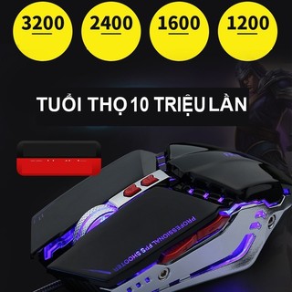 Chuột game 6D-LED 7 màu T06