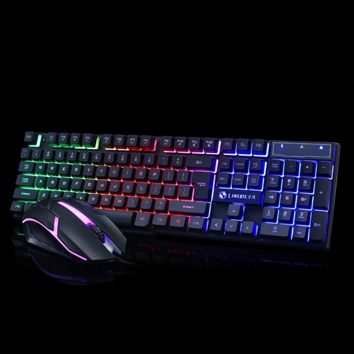 Bộ Bàn Phím Và Chuột Game Led 7 Màu LIMEIDE GTX300/GTX350 | BigBuy360 - bigbuy360.vn