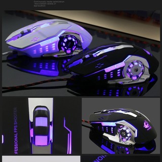 Chuột game 6D-LED đa màu FREE WOLF V5
