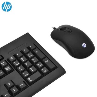 PHÍM CHUỘT VĂN PHONG HP KM 100 ĐEN USB