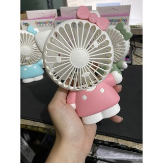 Quạt tích điện để bàn hình hello kitty