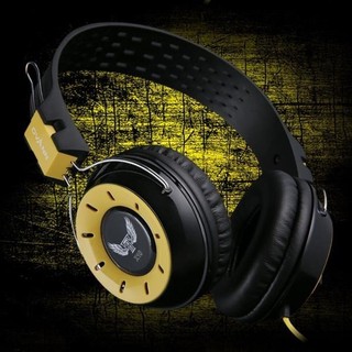 Headphone ovann x10 vàng đen tai nghe game thủ