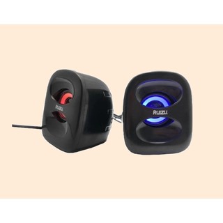 Loa vi tính - loa vi tính 2.0 ruizu rs490l đèn led 7 màu