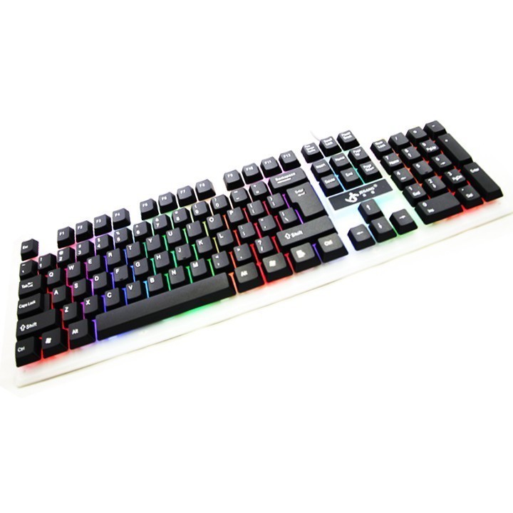Bàn phím giả cơ chuyên game JEQANG JK-922/K11 Led 7 màu