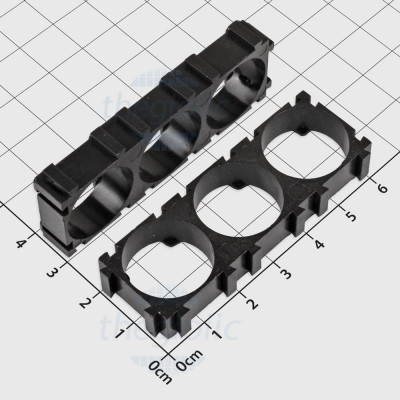 [10 Cái]- Khung Cố Định Pin 18650 1x3 Lắp Ghép Đa Chiều