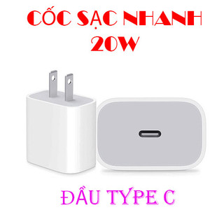 Cóc Sạc đầu TYPEC - Chuẩn Sạc Nhanh - 20w