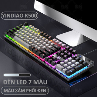 Bàn phím giả cơ gaming Yindiao K500 led đa màu - HT