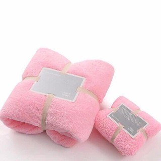 BỘ 2 KHĂN TẮM BẰNG LÔNG SIÊU MỀM