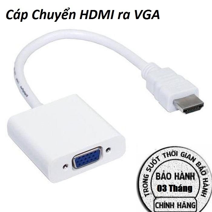 Cáp Chuyển đổi HDMI ra Vga Không audio