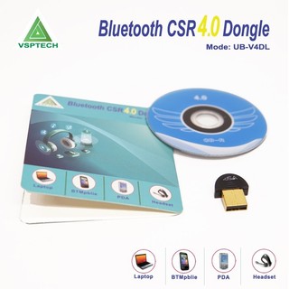 USB Bluetooth 4.0 Csr4.0 Dongle UB-V4DL