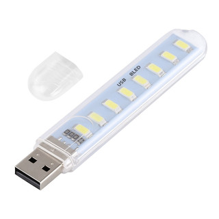 Đèn led 8 bóng siêu sáng cắm cổng USB