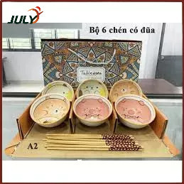 BỘ CHÉN ĐŨA SỨ TABLEWARE ( 6 BỘ ) 6 CHÉN