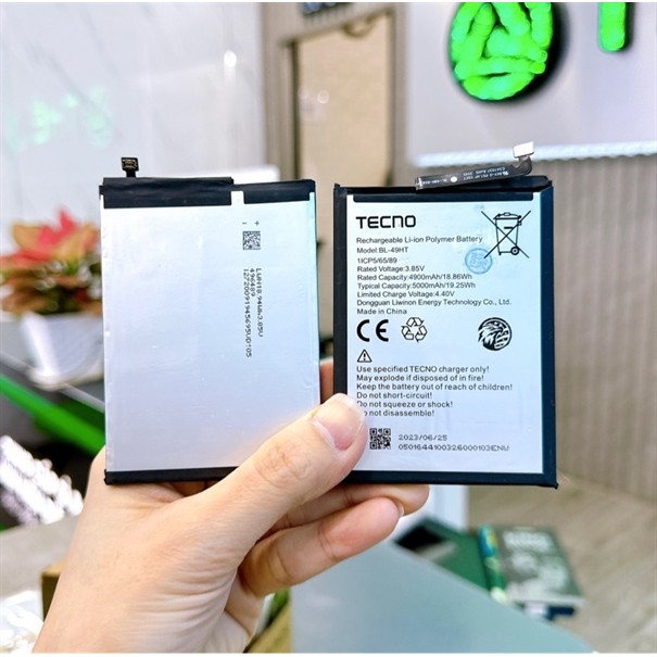 Pin Tecno Spark 6 / KE7 / CE7 ( BL-49HT ), hàng như hình