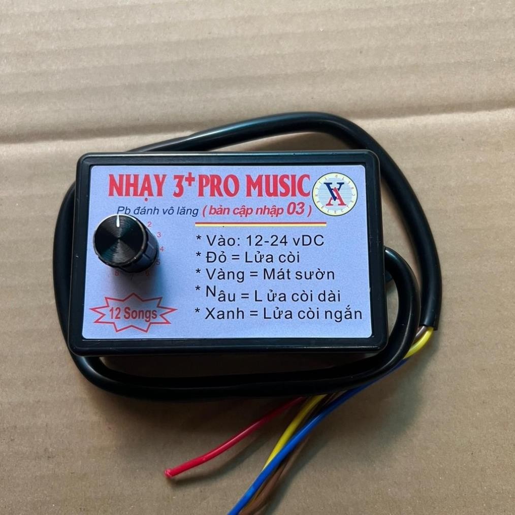 Nhại còi, nhại kèn 3pro 12 bài cho xe tải điện 12/24v