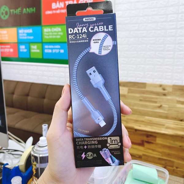 Cáp sạc Micro REMAX RC-124m cổng USB 1M