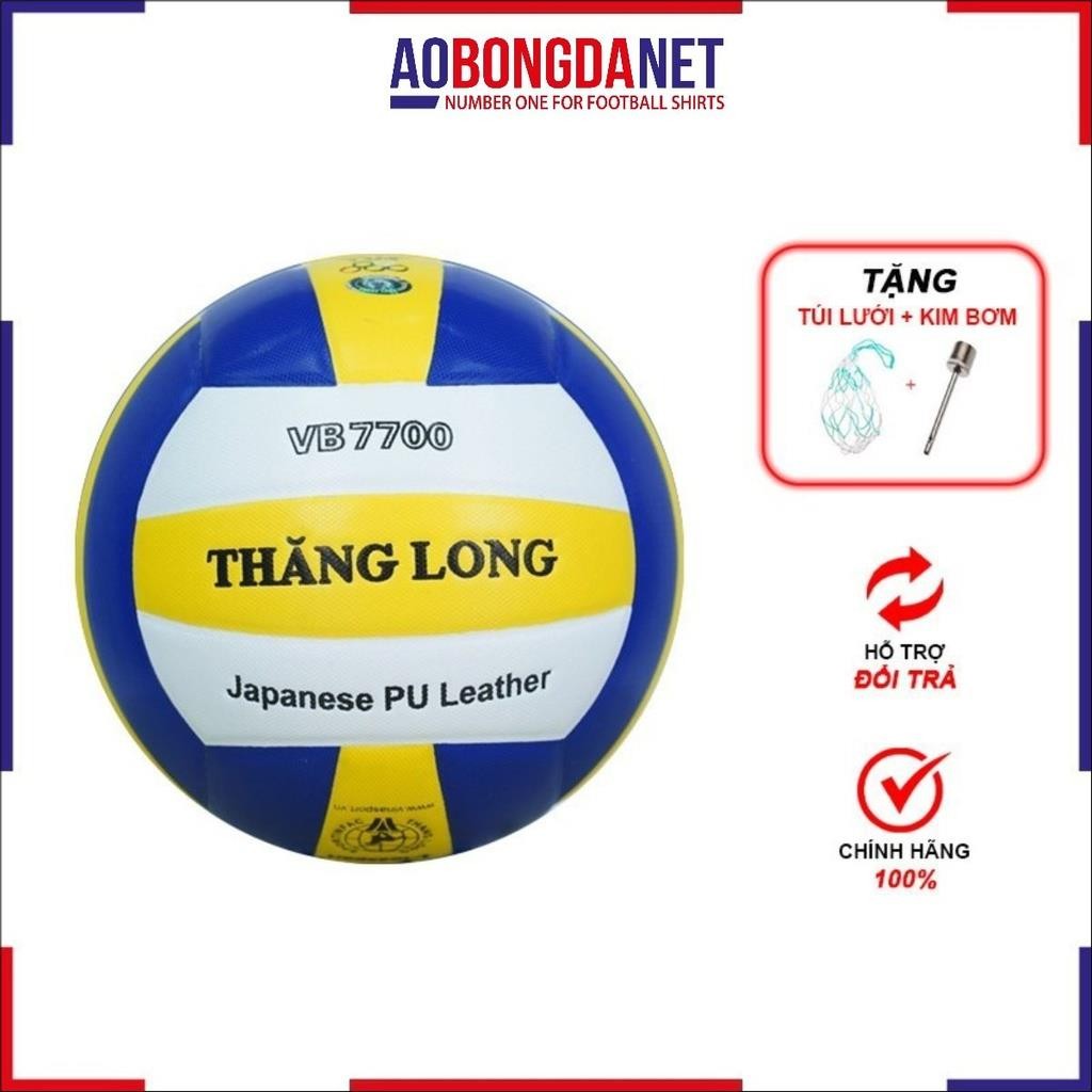 Bóng chuyền Thăng Long da Nhật VB7000 Đạt Tiêu Chuần Thi Đấu Tặng Túi Lưới Đựng Bóng Và Kim Bơm