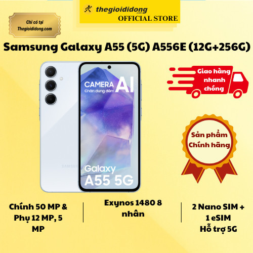 Điện thoại Samsung Galaxy A55 (5G) A556E (12G+256G)
