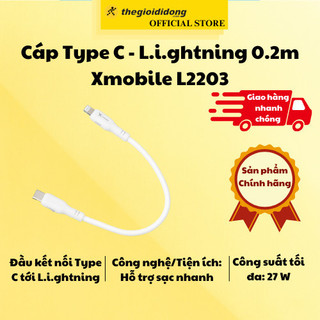Cáp Type C - L.i.ghtning 0.2m Xmobile L2203