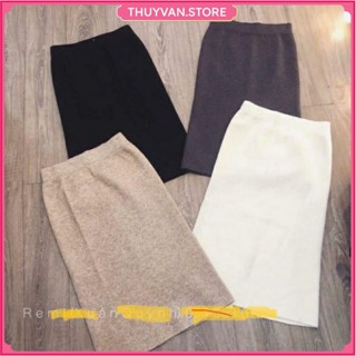 # 8002 Chân váy len lông mịn dài 60cm, 75cm, 80cm, 95cm chuẩn loại 1 Quảng Châu