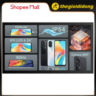 Điện thoại OPPO A18 64GB độ phân giải HD+