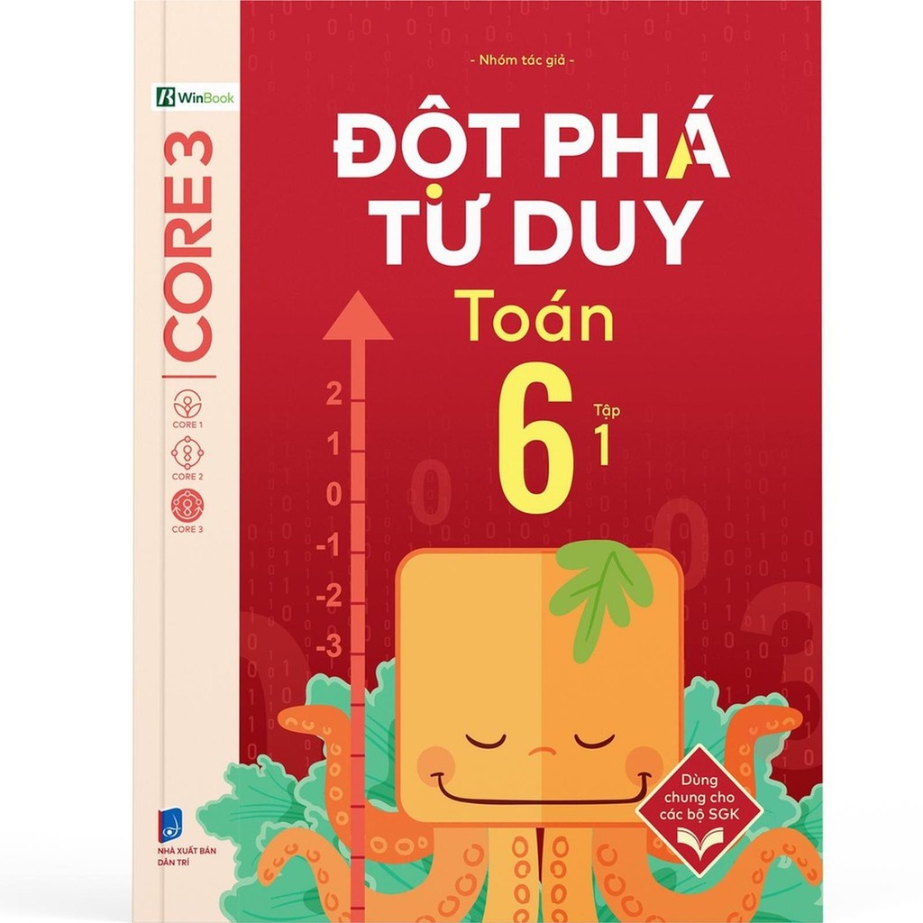 Sách - Đột Phá Tư Duy Toán 6 Tập 1 - WinBook - Bản Quyền
