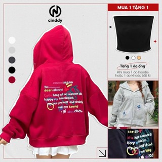 HODDIE BOXY- Áo Khoác Boxy CINDDY BRAND In Hình Vẽ Nam Nữ - HBC003