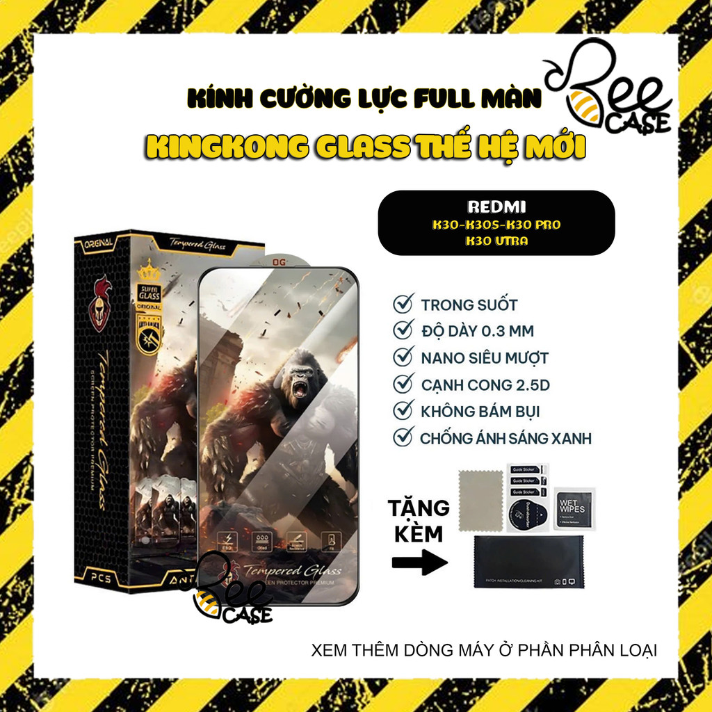 Kính cường lực Redmi K30 , K30S , K30 5G , K30 PRO , K30 ULTRA bảo vệ màn hình
