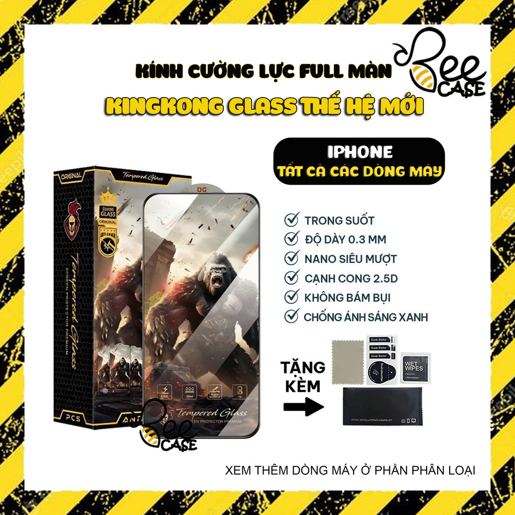 Kính cường lực IPHONE 16 , IP 16 PLUS , 16 PRO MAX bảo vệ màn hình