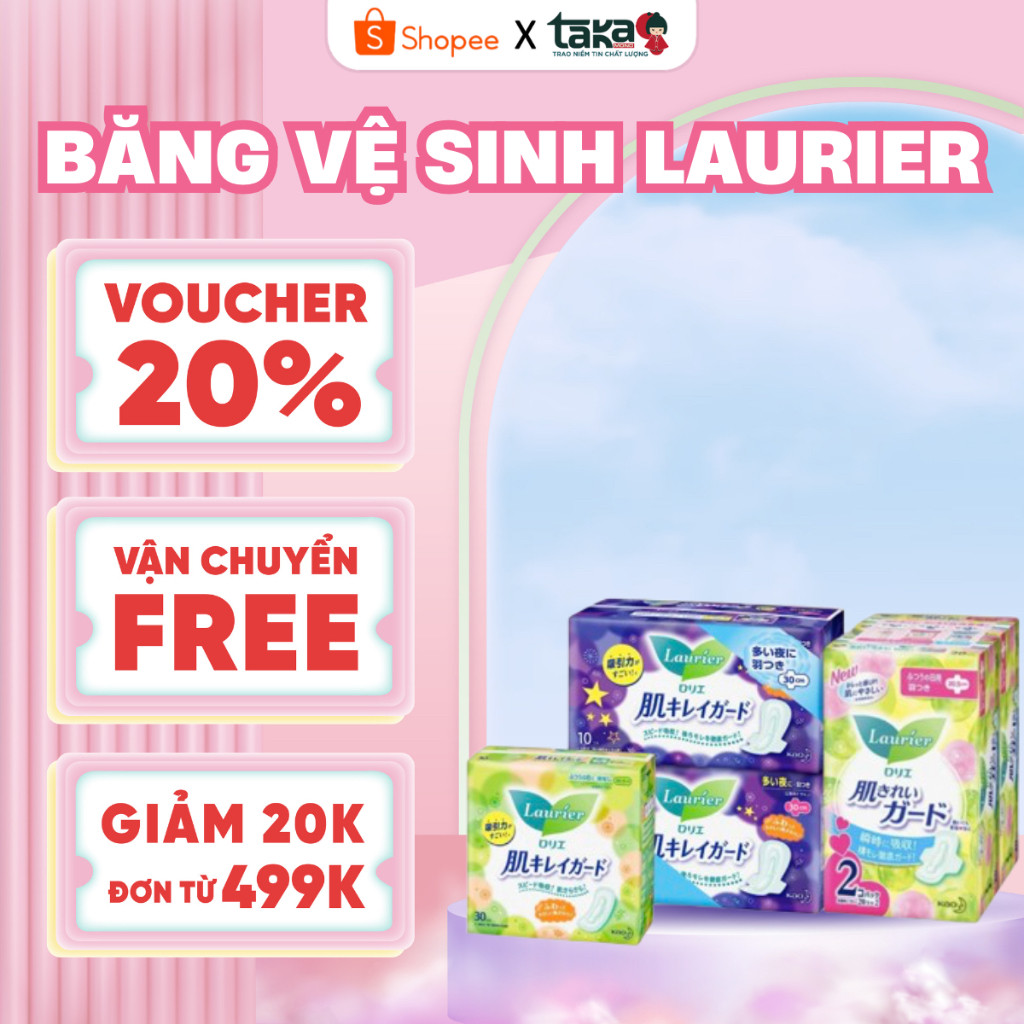 Băng Vệ Sinh Laurier Kao, Băng Vệ Sinh Nhật Bản Thấm Nhanh Thoáng Khí