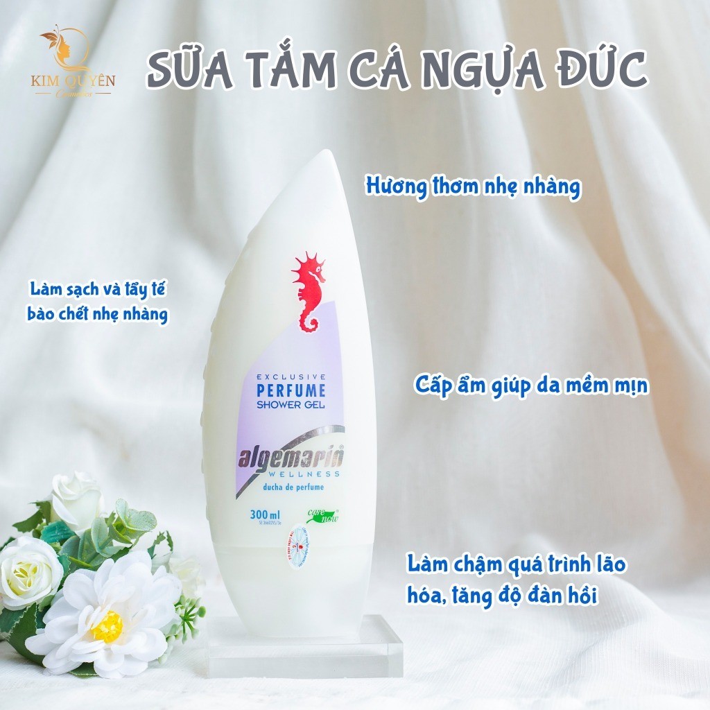 Sữa tắm cá ngựa hương nước hoa Algemarin Exclusive Perfume Shower Gel chai 300ml
