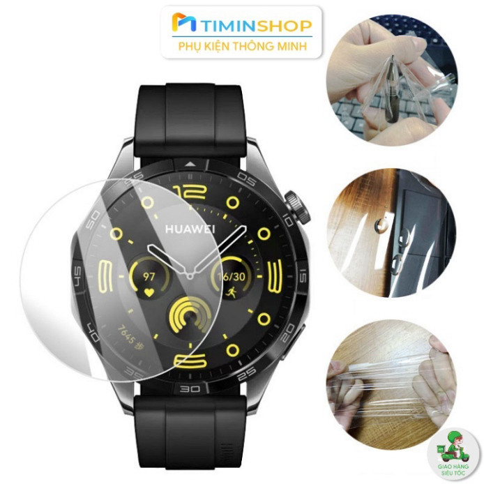 Dán cường lực Huawei Watch GT6/ GT5/ GT4/ GT3/ GT2 - trong suốt