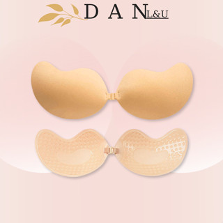 Miếng Dán Ngực Su Hình Quả Xoài Cài Trước Tạo Khe DAN L&U 0011