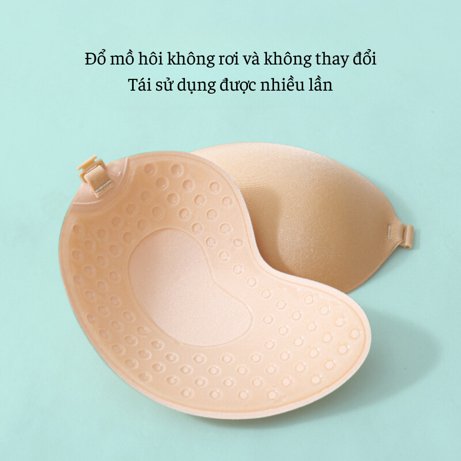 Miếng Dán Ngực Su Hình Quả Xoài Cài Trước Tạo Khe DAN L&U 0011