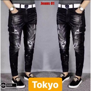 QUẦN BÒ QUẦN JEAN NAM CHẤT BÒ ĐEN WASH TÚM GẤU UNISEX  HOT TREND 2024 MQU