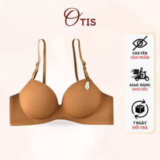 Áo Ngực Su Không Gọng Hình Chiếc Lá 2 Quây Cài Sau Đệm 3cm OTIS - A01