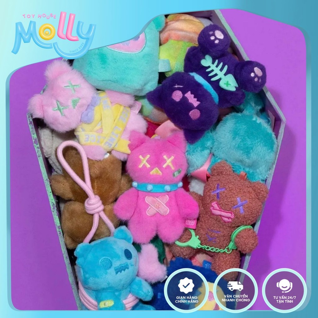 [Blind Box/ hộp mù chính hãng] Móc khoá gấu bông Shinwoo V2- Babby Bear Town Key Chain- CHÍNH HÃNG