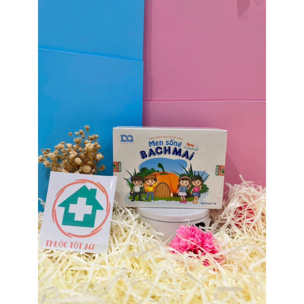 Men sống Bạch Mai New, Men tiêu hóa cho bé, bổ sung bào tử lợi khuẩn Chính hãng