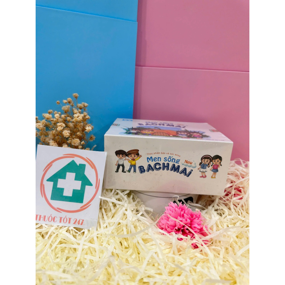 Men sống Bạch Mai New, Men tiêu hóa cho bé, bổ sung bào tử lợi khuẩn Chính hãng