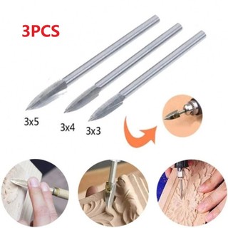[Oncem] Bộ 3 Dụng Cụ Điêu Khắc Gỗ Tốc Độ Cao【Ready Stock】