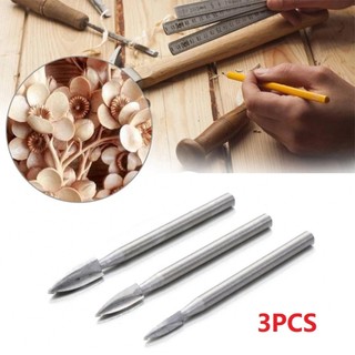 [Oncem] Bộ 3 Dụng Cụ Điêu Khắc Gỗ Tốc Độ Cao【Ready Stock】