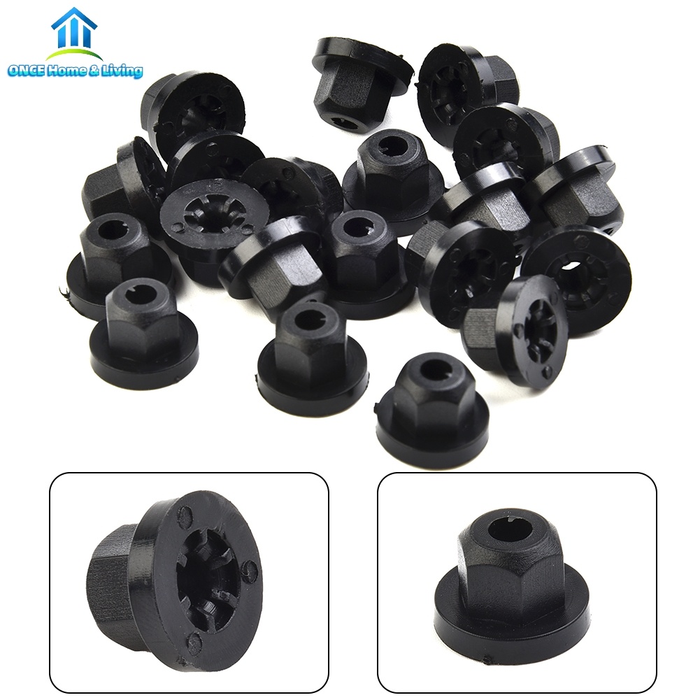 [Oncem] 20x Nhựa Đai Ốc Có Nhẫn Dành Cho Xe BMW E36 E39 E46 E60 E61 E65 E90 E91 X3【Ready Stock】