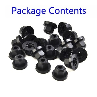 [Oncem] 20x Nhựa Đai Ốc Có Nhẫn Dành Cho Xe BMW E36 E39 E46 E60 E61 E65 E90 E91 X3【Ready Stock】