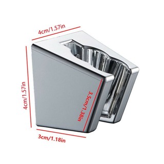 [Oncem] ADJUSTABLE SHOWER HANDSET HOSE UNIVERSAL FIXED WALL BRACKET HOLDER/CHROME【Ready Stock】