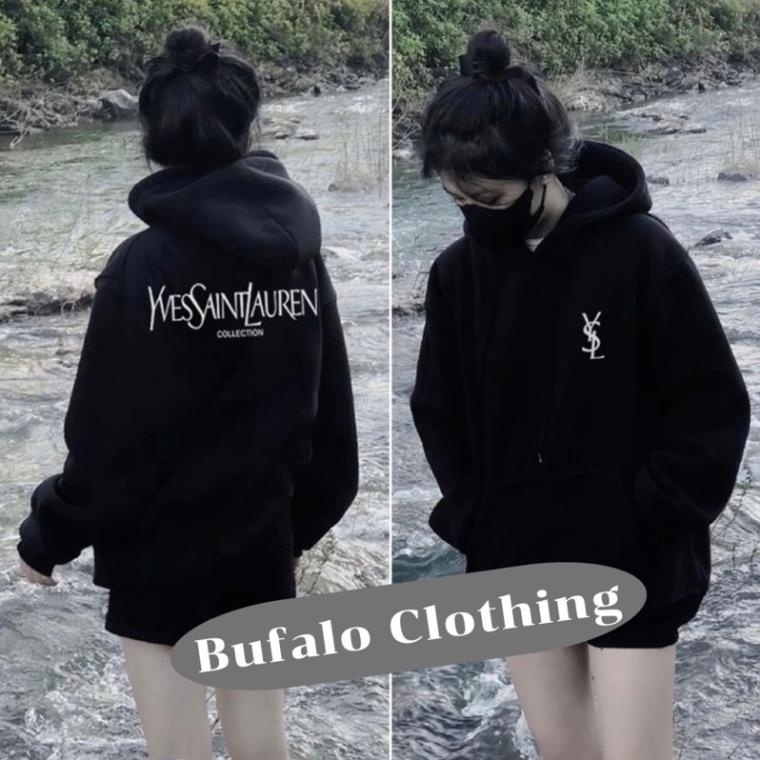 Áo Hoodie SAINT LAURENT Nam Nữ, Áo Nỉ COTTON Nam Nữ Form Rộng Basic Dễ Phối Đồ  UT