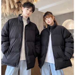  Áo Khoác Phao Nam Nữ Hàng Trần Bông 3 Lớp Dày Dặn Siêu Ấm Áp Phong Cách Hàn Quốc Form Boxy Cổ Cao 