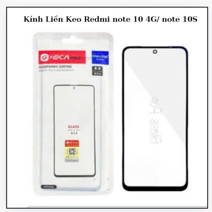 Kính Liền Keo Redmi note 10 4G/ note 10S ,sẵn hàng tại shop